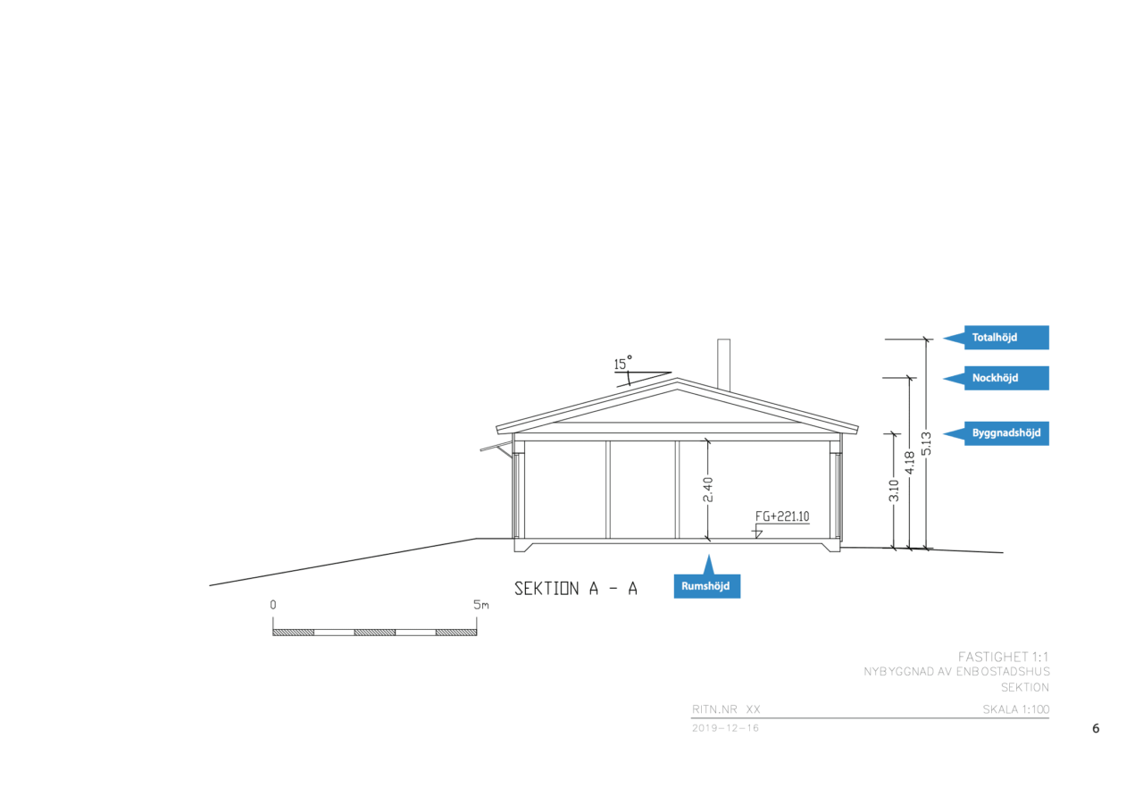 Sektionsritning för ditt bygglov 2023 | LT Ingenjörsbyrå