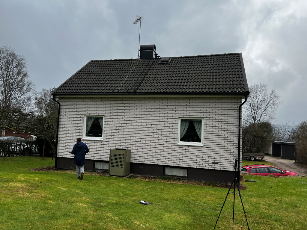 Uppskanning av hus i Borås